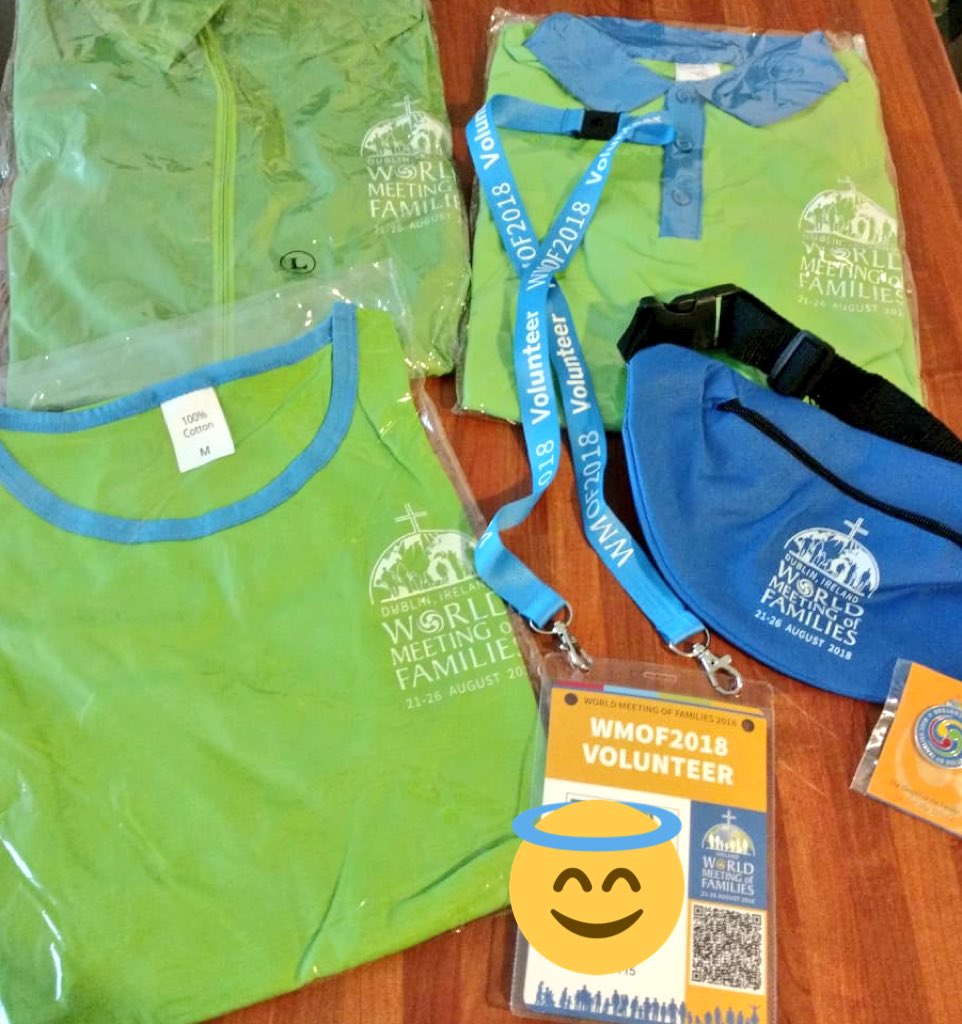 g_labbad's tweet photo. All set and ready for the big event, it’s a nice feeling to play part in helping others and pray for #peace in my beloved home #Syria #Ireland @WMOF2018 #WMOF2018 #volunteer
#Catholic #SyrianinIreland #Christians #popeinireland #PopeFrancis ☘️✝️ https://t.co/1aizyUX4GV