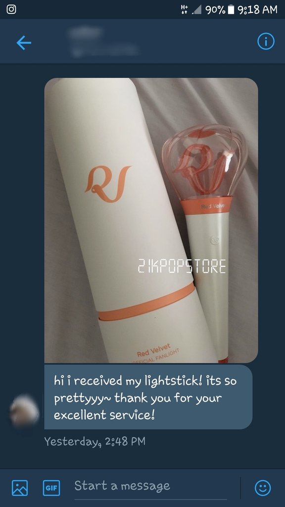 21kpopstore's tweet photo. Customer feedback 💕🙆♀️
Item : RED VELVET Official Lightstick
#RedVelvet #redvelvetlightstick #21kpopstorefeedback https://t.co/fNhpNKIvPL