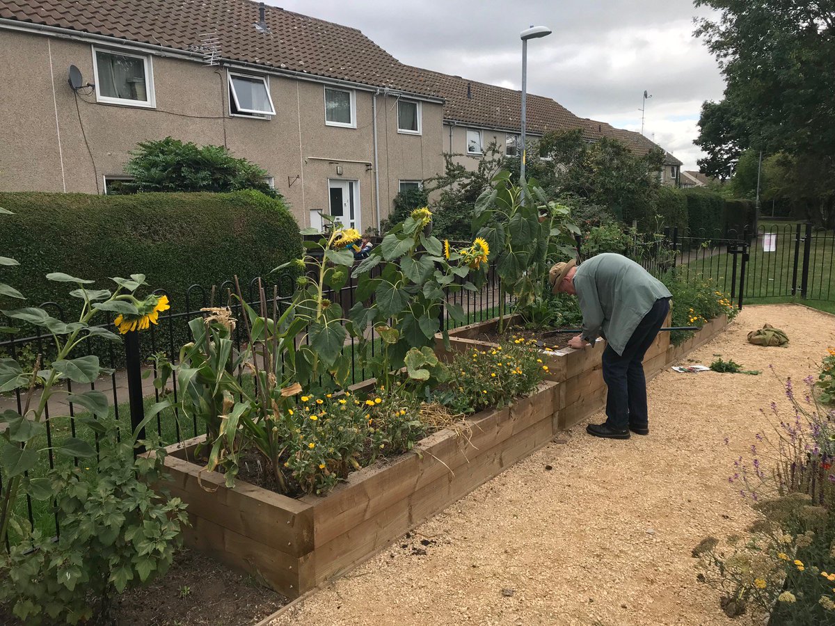 PickersleighCG's tweet photo. We had another productive morning at our regular Tuesday gardening session. Lots of produce picked and some seeds planted late in hopes that the warm weather continues 🌶️🥔🍎🌻 https://t.co/XwOQje5DNz