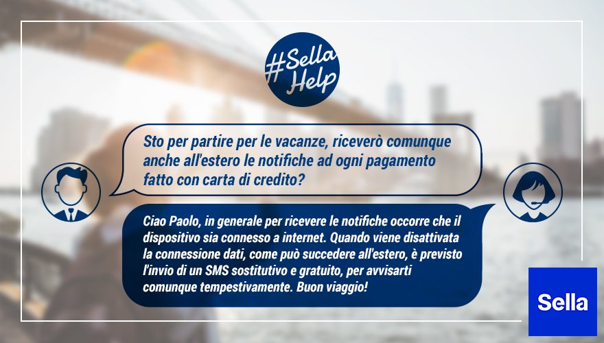 BancaSella's tweet photo. Quando sei un tipo preciso e vuoi avere tutto sotto controllo, ma stai partendo per la tua vacanza all'estero... #SellaHelp https://t.co/psvuRJivLb
