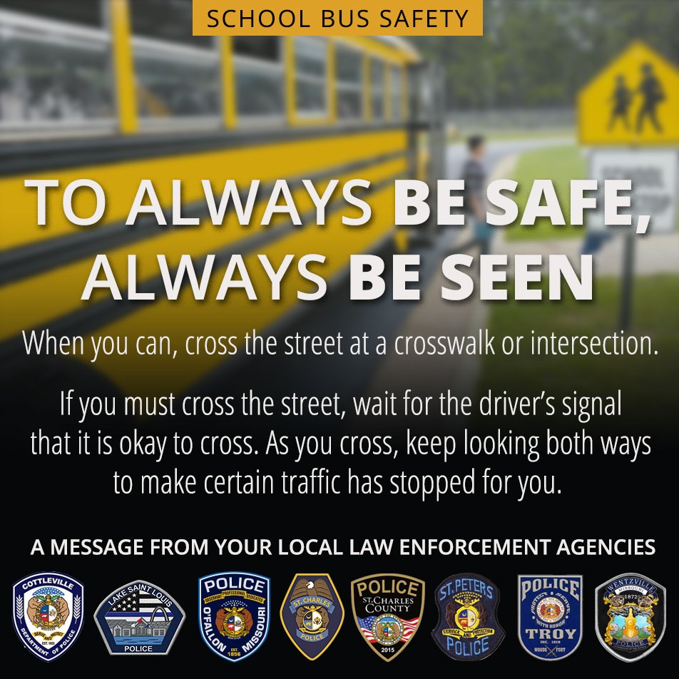 StPetersMOPD's tweet photo. Just because school has started or your kids are older, it's never too late to remind your children. https://t.co/V1XkanqBtE