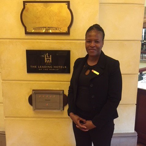 MichHotel's tweet photo. With 15 years of experience in the industry Eunice Mutondwani our Housekeeping Contract Manager, is our second incredible feature this Womenβs Month. Share your experience with us using the hashtag #PrettyLegacy and you could win a stay at one of our Legacy Hotels πT&Cs Apply. https://t.co/E3jCm7DlRt