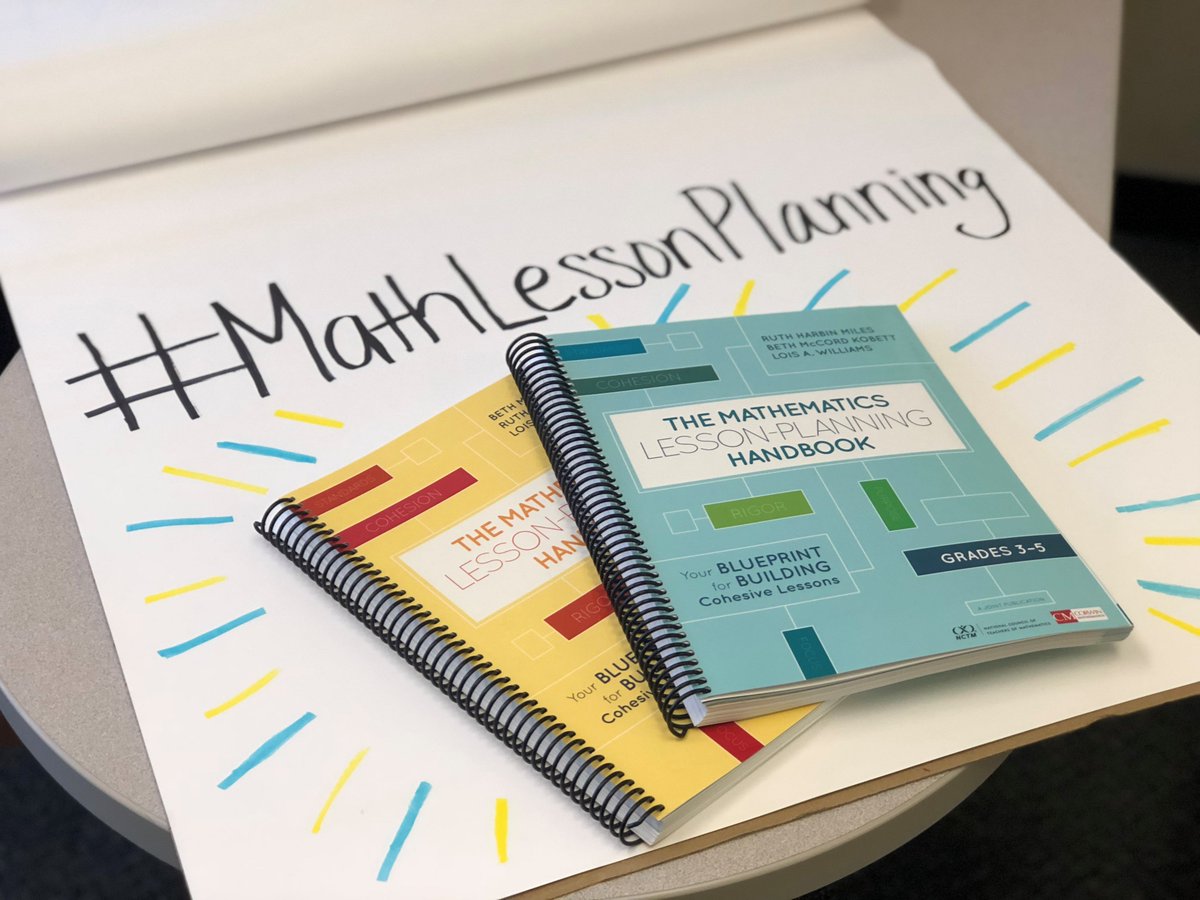 CorwinPress's tweet image. Our next #CorwinTalks is in three days with .@bkobett! Who&apos;s in?!

Our hot topic will be #mathlessonplanning centered around Beth&apos;s latest books, The Mathematics Lesson-Planning Handbook, Grades K-2, 3-5.