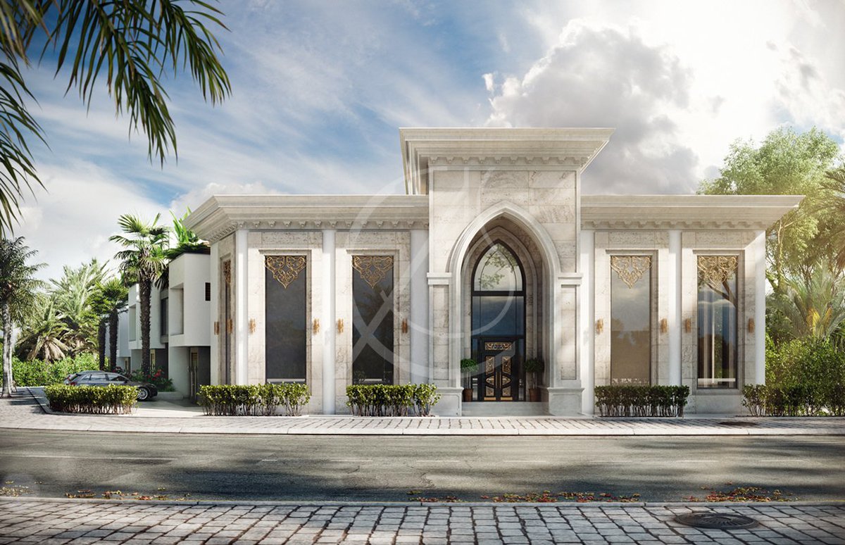 maha313leon's tweet photo. Family compound design fronted by #Arabic #Majlis with white marble walls and ornamented with delicate gold etchings, by @comelite_arch
https://t.co/ldwJXl2s5P
#family #compounddesign #architecture #exteriordesign https://t.co/q261klY6Am