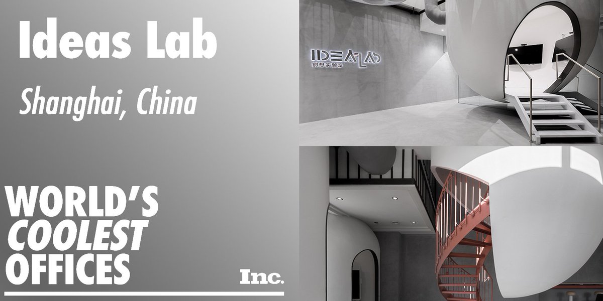 Inc's tweet image. Ideas Lab in Shanghai, China enlisted design firm X+Living to design an Information Age themed office.
See more of the World's Coolest Offices of 2018: on.inc.com/tHli3bZ