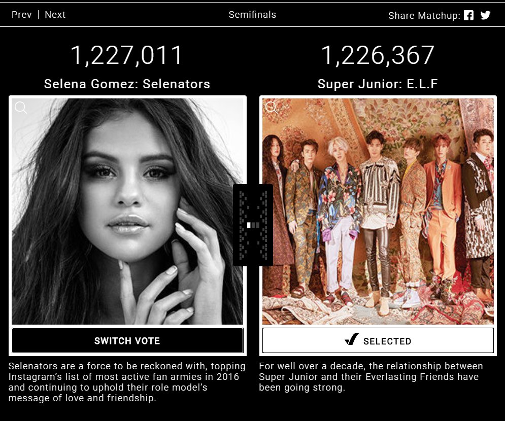 sjworld's tweet photo. Last day left, ELF!

We can do this, less than 1000 votes behind!

We'll be giving you updates through the day to remind you to vote, so let's take this home! 

https://t.co/D4gbDzZq8M https://t.co/LgjhOPQJpG