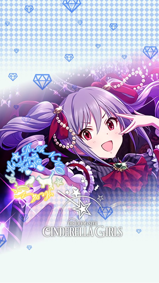 じょにーp 思い付きiphone壁紙 ｱﾆﾊﾞｰｻﾘｰﾅｲﾄ 神崎蘭子 デレマス Iphone壁紙デレステ 神崎蘭子