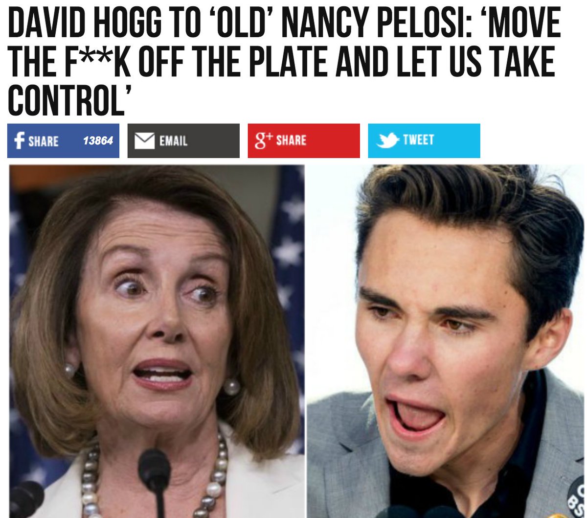 StopMediaHate's tweet photo. David Hogg is the new leader of the Democrat Party RT https://t.co/SiDs5uLjSI