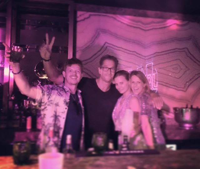 CptRJones's tweet photo. Working the bar at Ibiza’s best with @janegottschalk @matthewpercystillman @sallyreynolds258 #jax2018 #cheers #ibiza2018🌴 https://t.co/TuZvtnMu9q https://t.co/VlPsNYCiXW