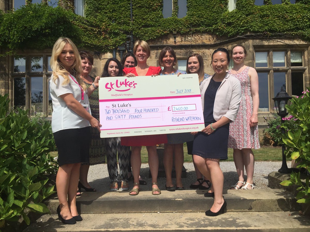 Proud to support St Luke's #WillMonth <a href="/StLukes_Sheff/">St Luke's Hospice Sheffield</a>  Huge thank you to our clients and team at <a href="/RW_Solicitors/">Rosalind Watchorn</a> - the work by St Luke's in Sheffield and the community is truly inspirational #Sheffieldissuper