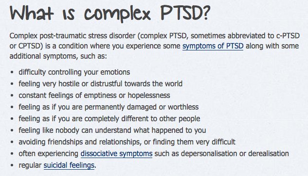 Complex ptsd sexual arousal disorder 3