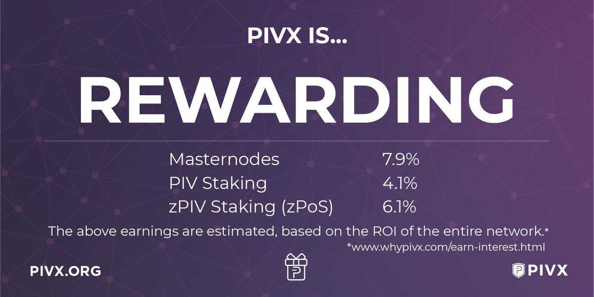 hanna_pivx's tweet photo. #PIVX $PIVX #rewards #interest #masternode #staking #zPIV #zPoS #PIVXteam https://t.co/mylhzb8qTF