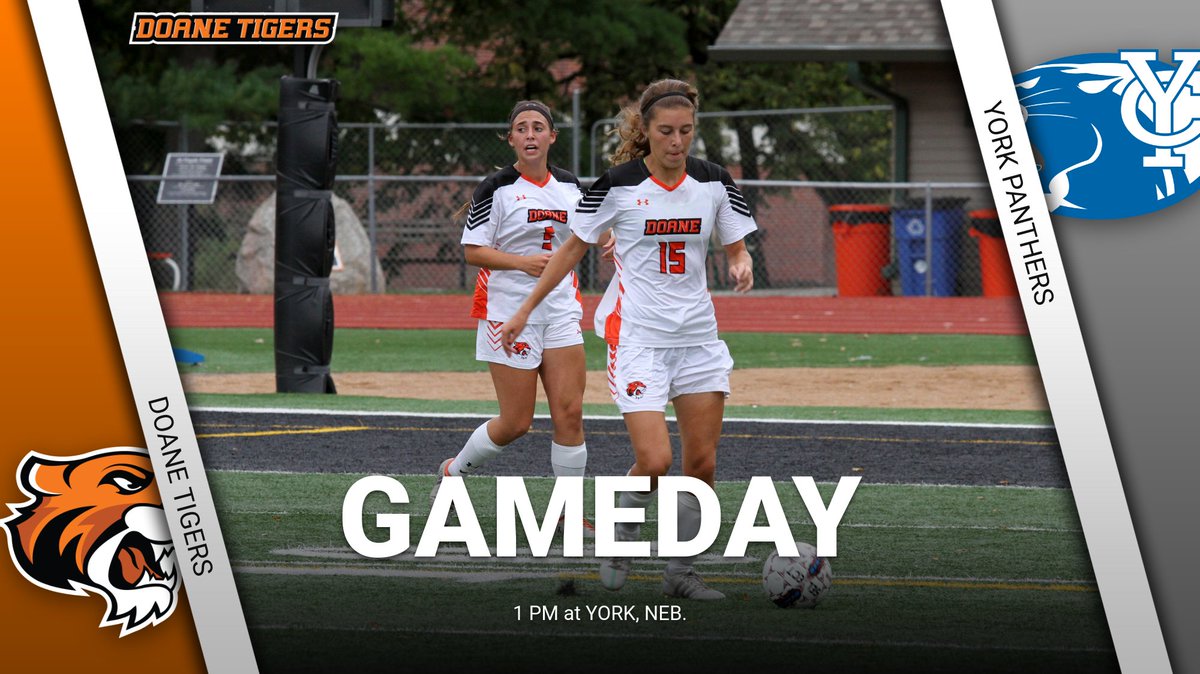DoaneAthletics's tweet photo. Hey @DoaneWSoccer, guess what day it is.
GUESS. WHAT. DAY. IT. IS!
#GameDay

Video/stats available for today's season opener at York: https://t.co/bnrIzeDIiU https://t.co/3nCoflrs3a