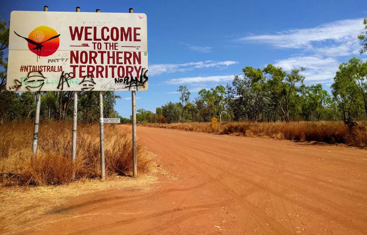 kimcalders's tweet photo. After five days of driving we have arrived in @TERN_Aus @LitchfieldSSS for our final days of TLS work with @shaunlevick. https://t.co/Poj8uCF7q0