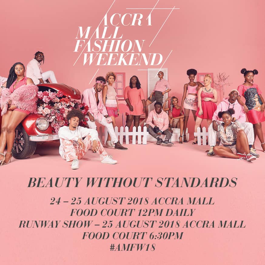 hyperactive_gh's tweet photo. 📅EVENT: ACCRA MALL FASHION WEEKEND 🙌

Happening On The 24th &amp; 25th of August, 2018. @ the Accra Mall Food Court. SHOW Starts 12 PM Daily 

#AMFW18: BEAUTY WITHOUT STANDARDS https://t.co/F4RrjFFZu1