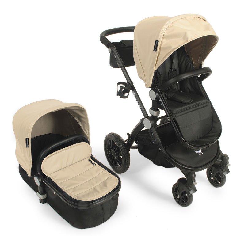No need to take a trip to the shore to enjoy the beach. The Letour Avant Luxe in Beach provides a smooth ride, comfort in 4 different reclining positions, dual-facing abilities, and an easy fold! #beach #leatherette #stroller #babygear #comfort #baby #toddler