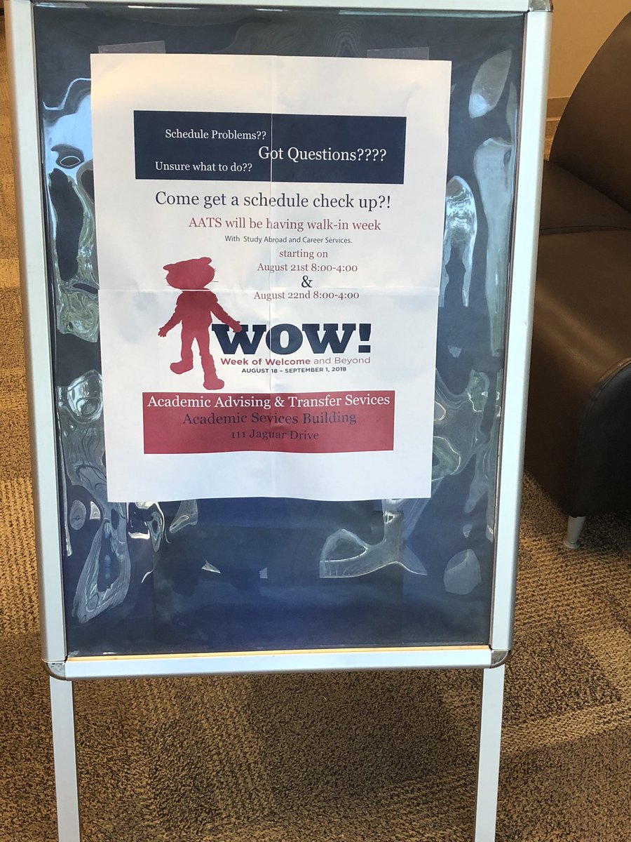 Need help with your schedule?!? Come to the Academic Services Center!!