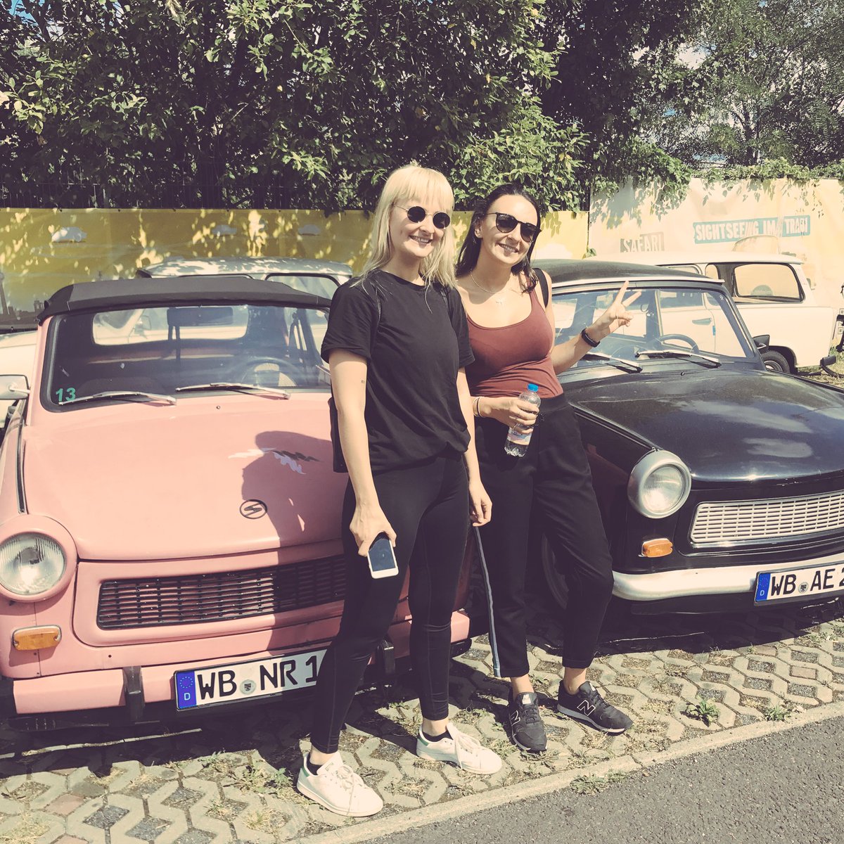 CapitalCentric's tweet photo. on tour in 5 old Trabants to see the Berlin sights 😬 https://t.co/3Wfyu8EpIs