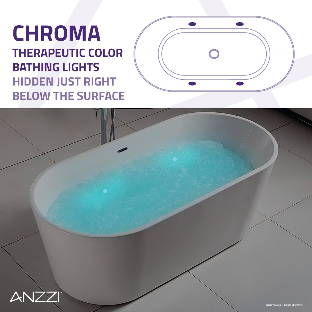 anzzibrand's tweet photo. Meet our newest tub, The Jericho. Complete with over 200 hidden jets, chromotherapy and modern touch controls it's one of the top new freestanding tubs on @amazon!
#Anzzi #Bathroom #Amazon 
https://t.co/ME6Kr6sJb2 https://t.co/CHho01OEFx
