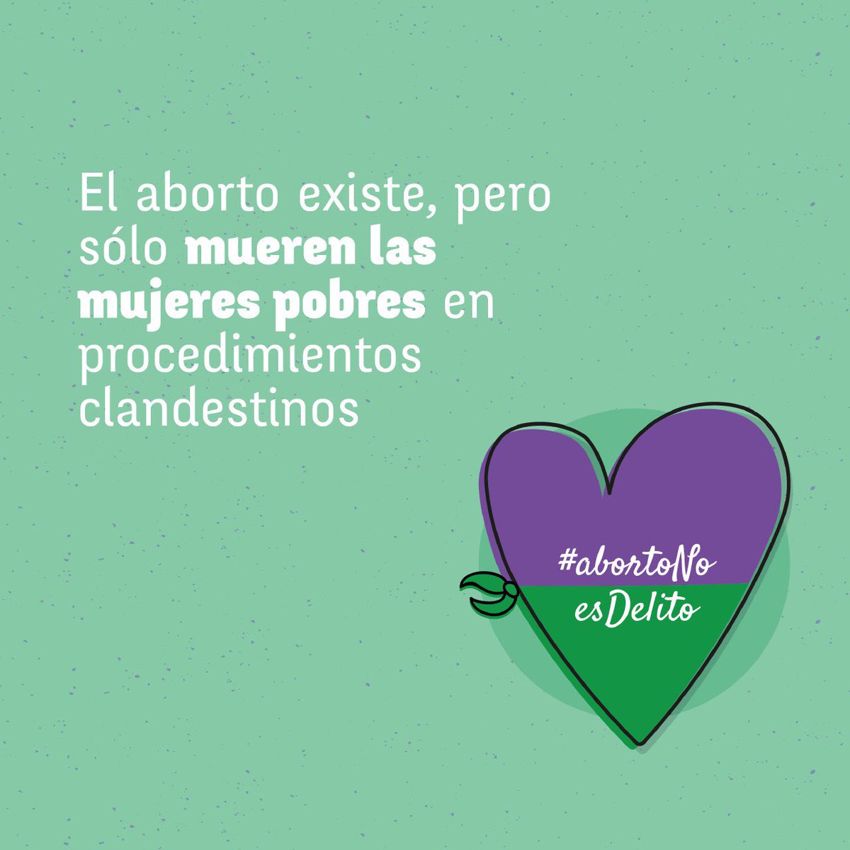 FeministasFA's tweet photo. Porque estamos en contra de los abortos inseguros y clandestinos, los que afectan principalmente a mujeres pobres. Es a ellas a quienes intentamos proteger, pues son las que abortan en peores condiciones, poniendo en serio riesgo sus vidas #AbortoNoEsDelito ✊🏻 https://t.co/WIPdfVfgrp