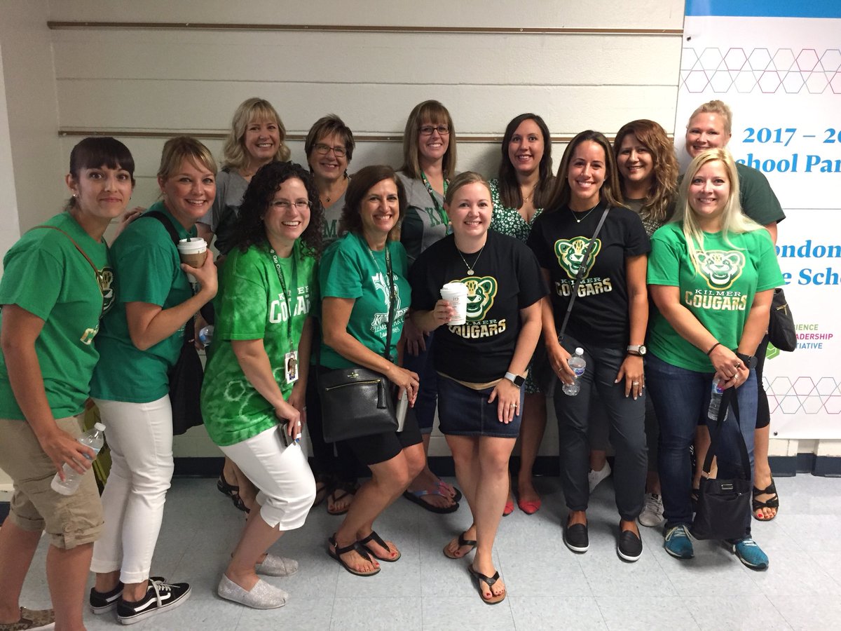 conley_class's tweet photo. Kilmer teachers are ready to start the school year! https://t.co/LvKMo5rVVz