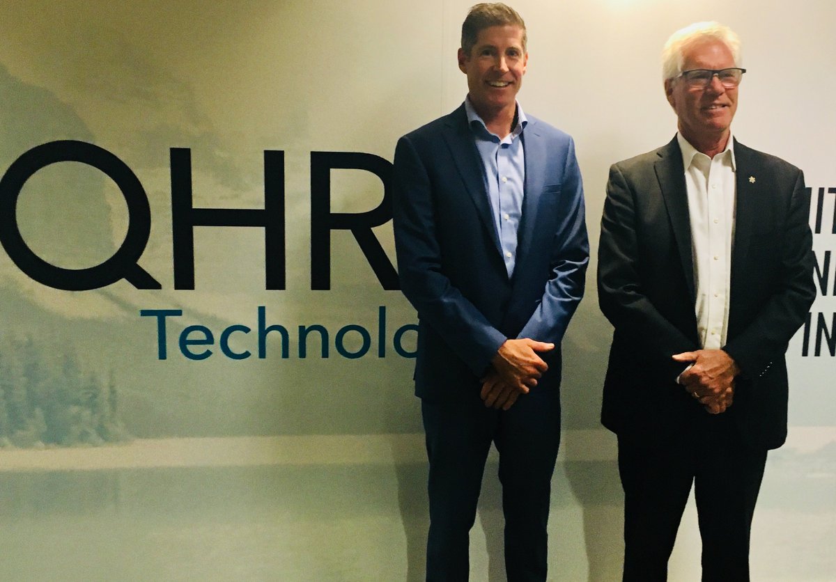 CanadaTrade's tweet photo. #MedicalTechnology company @QHRTech is a great example of a Canadian business that has explored global markets.  Minister Carr met with company representatives to discuss #export opportunities in #CETA and #CPTPP markets. #TimetoDiversify #TradeTalks https://t.co/EsEADKfnGM