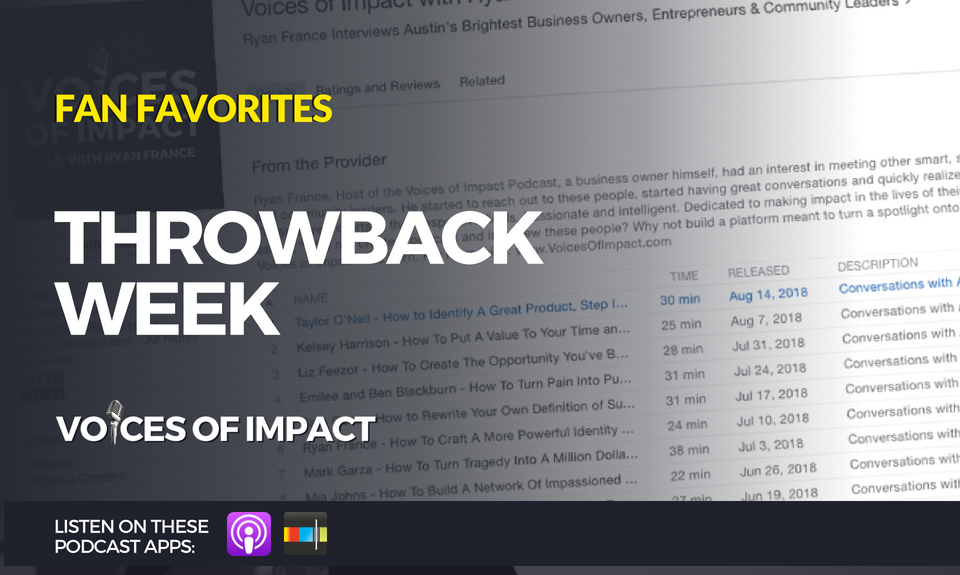 VoicesofImpact's tweet photo. Did you miss it...😳? Four great episodes from our podcast archives. - https://t.co/nTNO40YkCv https://t.co/J7D0NhMl91