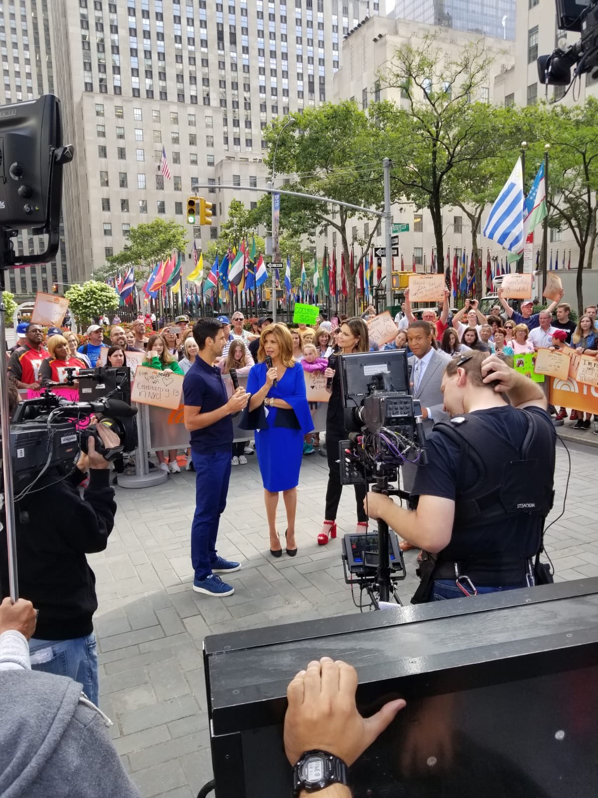 Novak Djokovic on Twitter: "Ciao, NYC 🕺🍎 @TODAYshow…