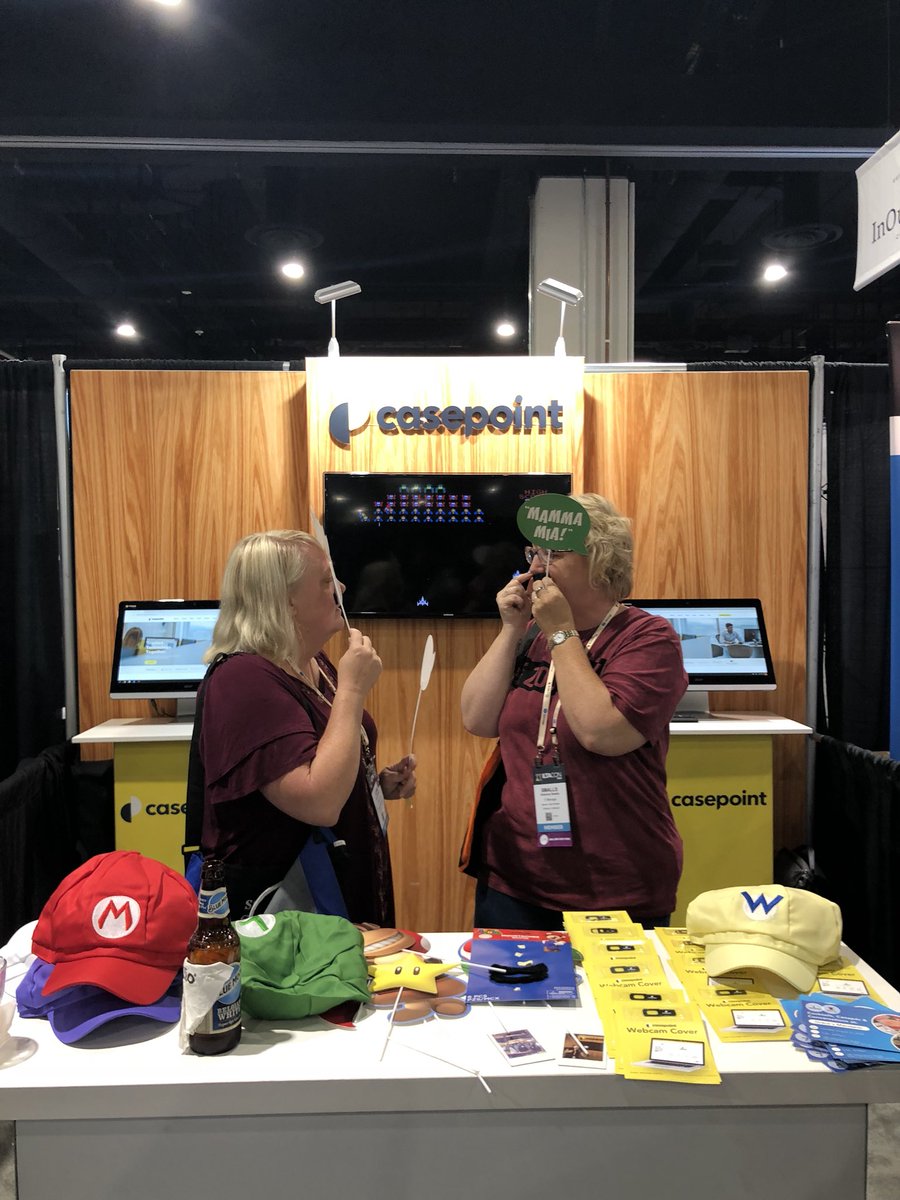 Casepoint's tweet photo. Day 1 of #ILTACon18 was a big success! Thank you to the organizers and all who joined us at 6️⃣3️⃣3️⃣. @ILTAConf #WeAreILTA #legaltech https://t.co/ZEaDf0wPnO