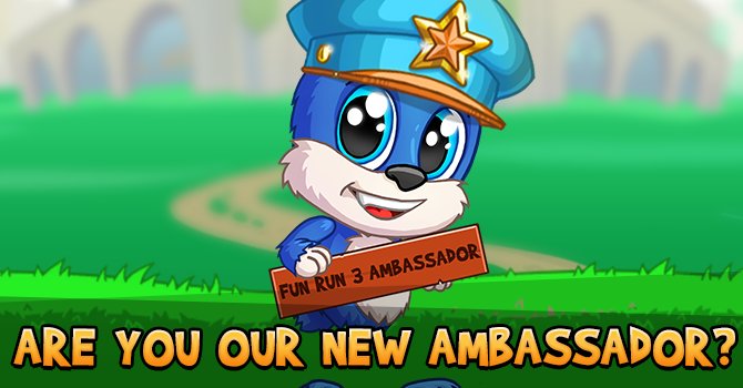 TheFunRun's tweet photo. Did you know we're looking for new #FunRun3 Ambassadors? Have you applied yet? 

Send us an email at ambassadors@dirtybit.com if you're the one we're looking for! 
Remember the deadline is September 1st! https://t.co/PQZ6Ji9GND