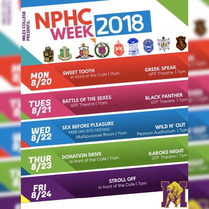 GKAlphas1947's tweet photo. NPHC WEEK🚨 CALLING ALL MILES COLLEGE STUDENTS...Be Active, Be Involved. ‼️#MakeMilesLitAgain ‼️
#Miles22 #Miles21 #Miles20 #Miles19 https://t.co/M9bOEEZJuh