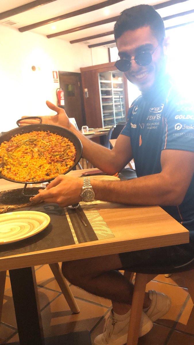 CamposRacing's tweet image. Train hard and... recover well!
#ValencianPaella #RacePreparation #BelgianGP