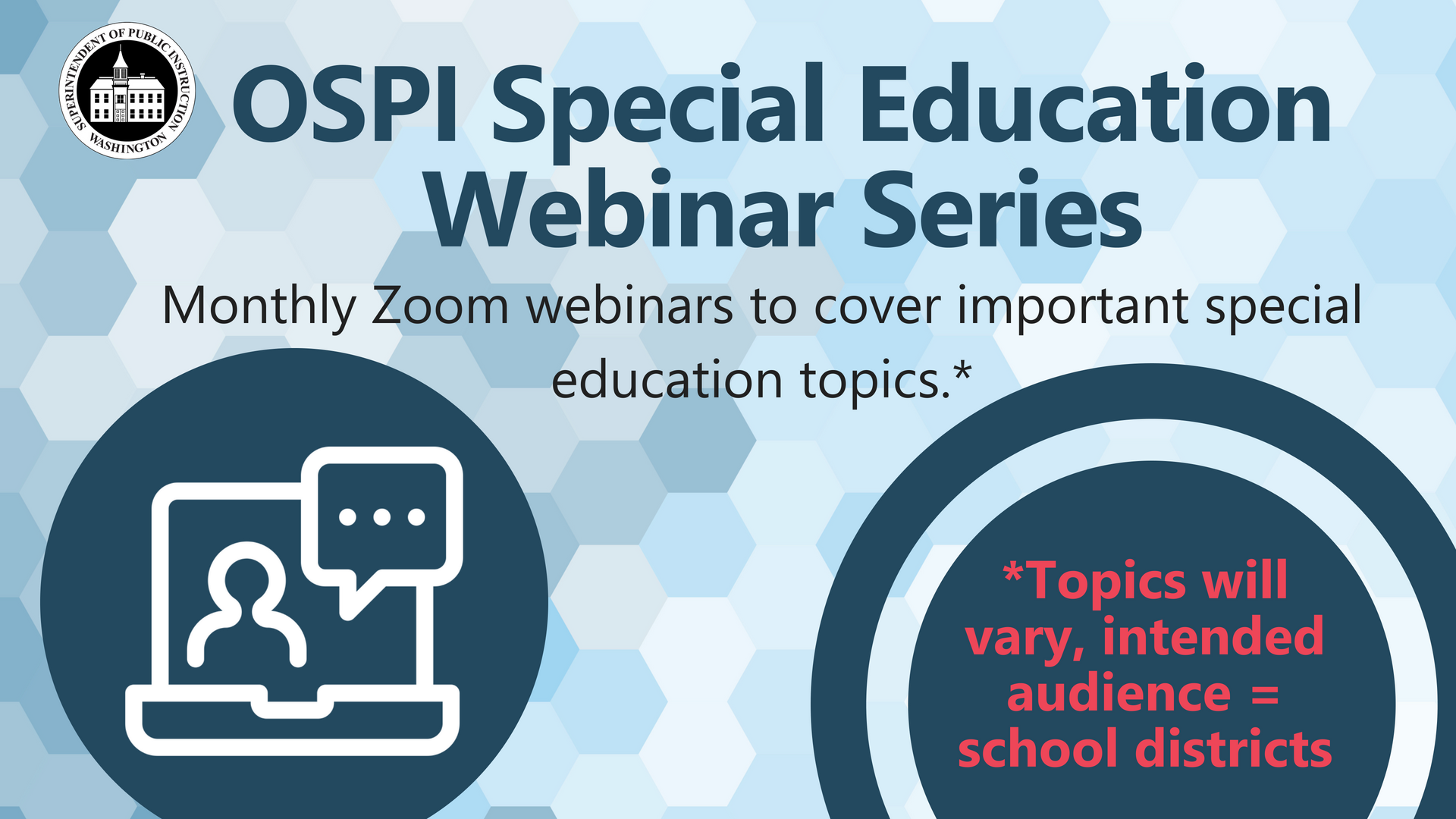 WA State OSPI on Twitter "The Special Education team is happy to