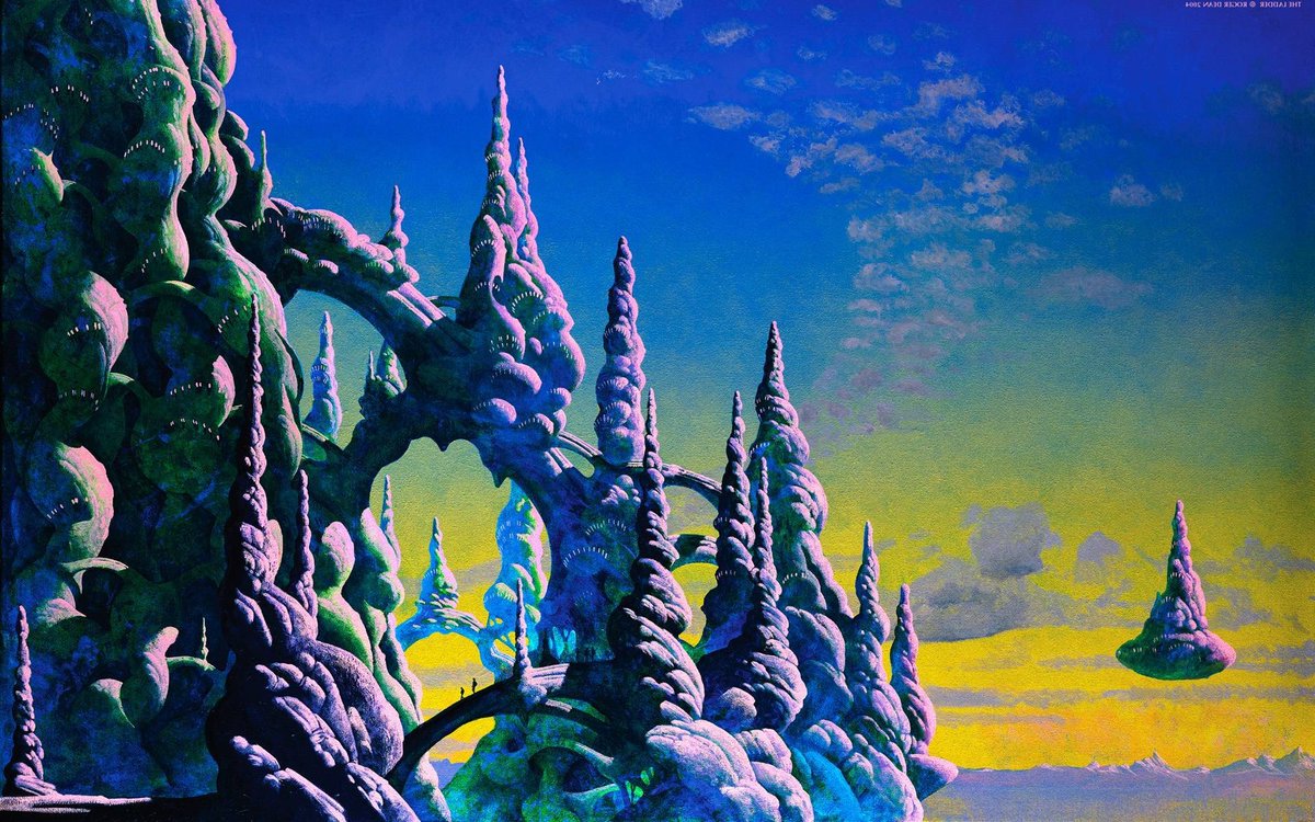 Naomi Daw On Twitter And A Very Happy Birthday To Artist Roger Dean Born Onthisday In 1944 Dean Is Best Known For His Album Covers Producing Work For Prog Rock Alt Rock Bands