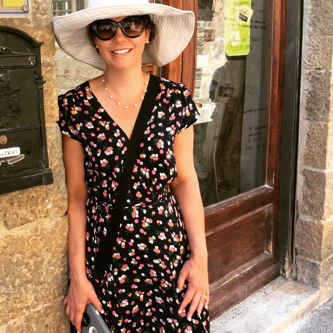 lauramorelliphd's tweet photo. Look at that frumpy tourist in Tuscany! Oh wait. That's me. #goofyhat #summer #authorlife #amwriting #historicalfiction #volterra #madeinitaly #madeinitaly๐ฎ๐น #tuscany #toscana #italy_photolovers #histfic #alabaster #italy #underthetuscansun #italy๐ฎ๐น https://t.co/NoeqoC0rL8