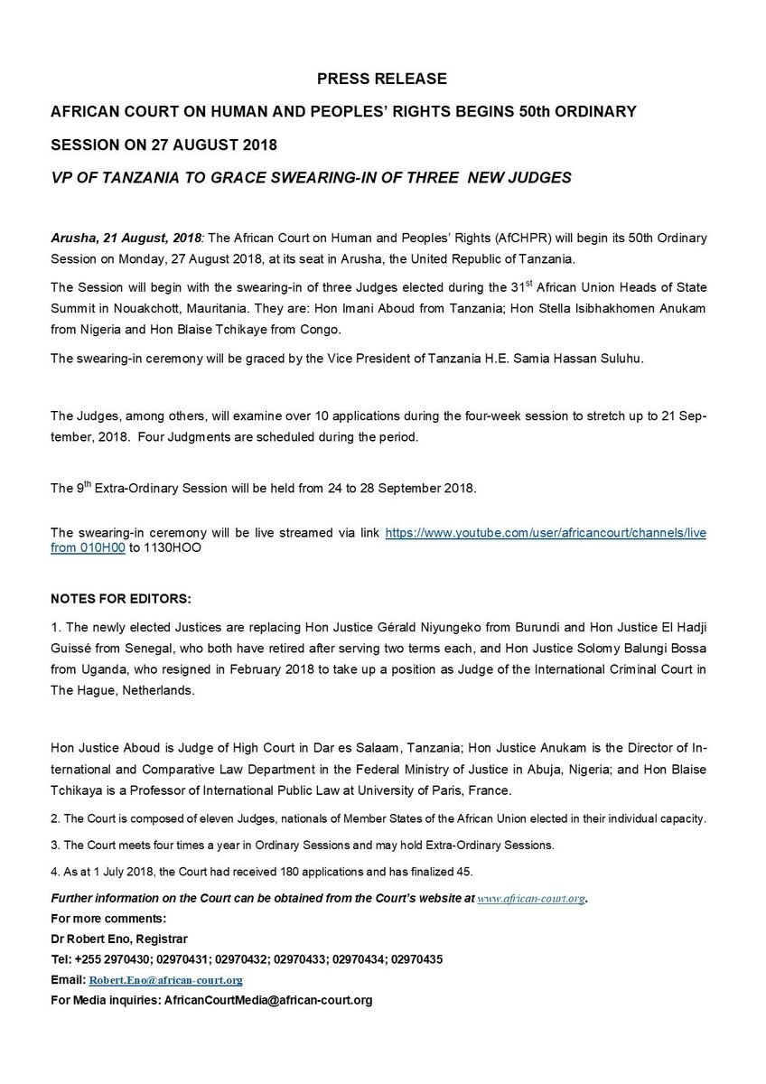 African Court tweet media