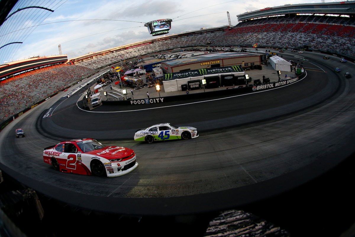 RCRracing's tweet photo. Here's a cool shot from Bristol we just stumbled upon while surfing @GettyImages 😎
@matt_tifft earned his 10th top-10 finish of the season last weekend. Keep it going, brotha!
#ItTakesDrive | #NASCAR https://t.co/bSBjLrP8Rr