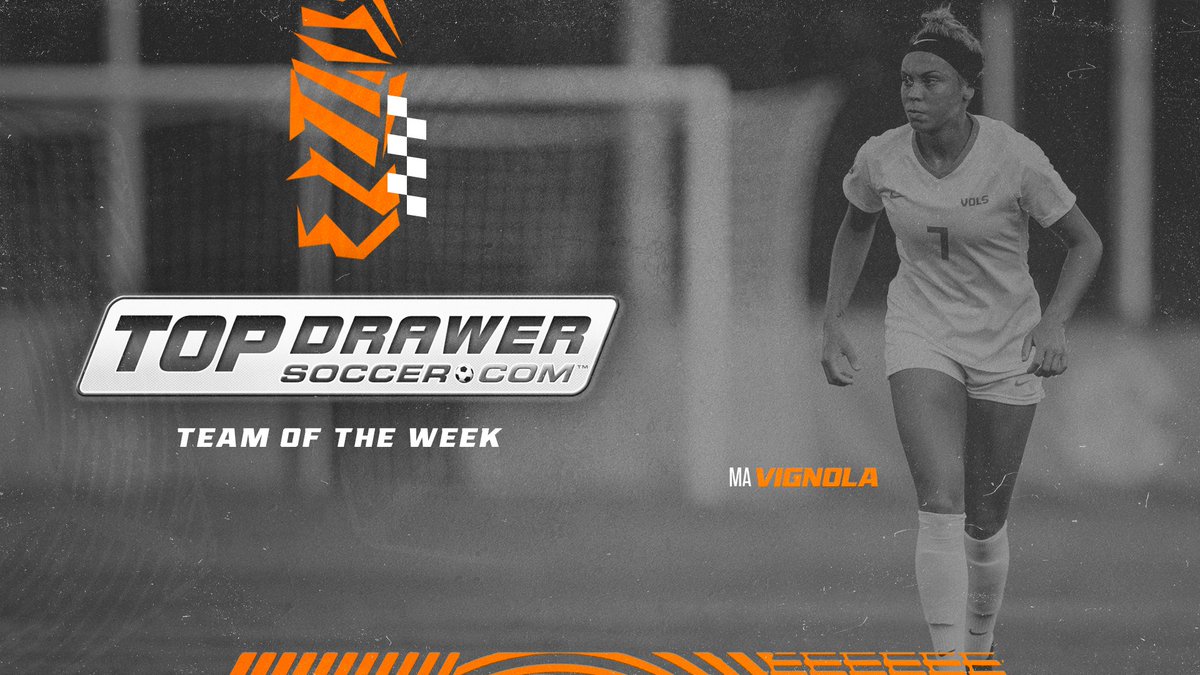 Tennessee Soccer (@vol_soccer) on Twitter photo Well-deserved honors for <a href="/MAVignola/">MA Vignola</a>, who has been named to the <a href="/TopDrawerSoccer/">TopDrawerSoccer</a> Team of the Week! #GBO 🍊
📰 » 1tn.co/2BugwVa Well-deserved honors for <a href="/MAVignola/">MA Vignola</a>, who has been named to the <a href="/TopDrawerSoccer/">TopDrawerSoccer</a> Team of the Week! #GBO 🍊
📰 » 1tn.co/2BugwVa