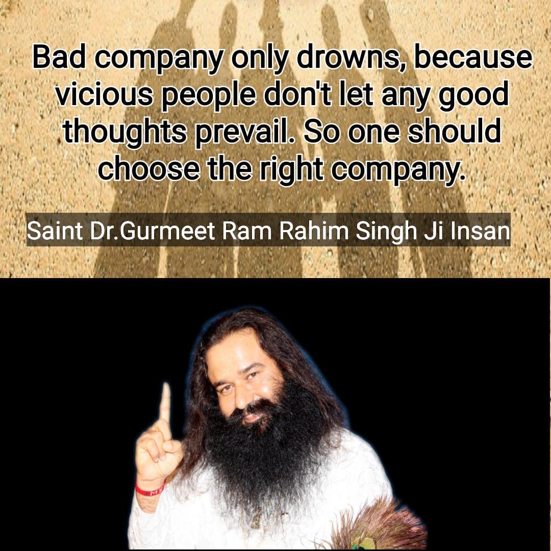 Bad company ruins good morals. #AvoidBadCompanySaysStMSG