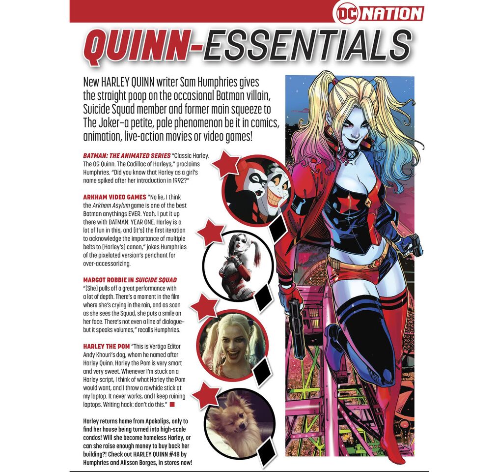 johntimmsart's tweet photo. Sam on Harley!! @samhumphries @whatthe_shea @Alex_Antone #harleyquinn #harley #johntimms #johntimmsart #dcnation #quinnessentials https://t.co/Dm2B9vZM7j