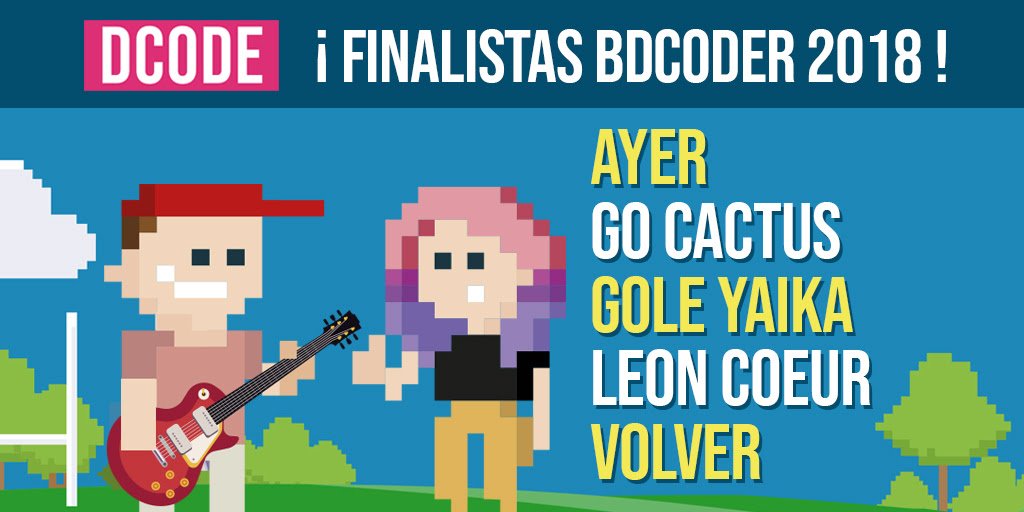notedetengas's tweet photo. El @dcodefest a puntito de colgar no hay entradas anuncia los finalistas del concurso #BDCODER que actuarán en @ElIntrusoMadrid el próximo jueves https://t.co/zzfIy6Yb5I https://t.co/IaVkRtTOOs