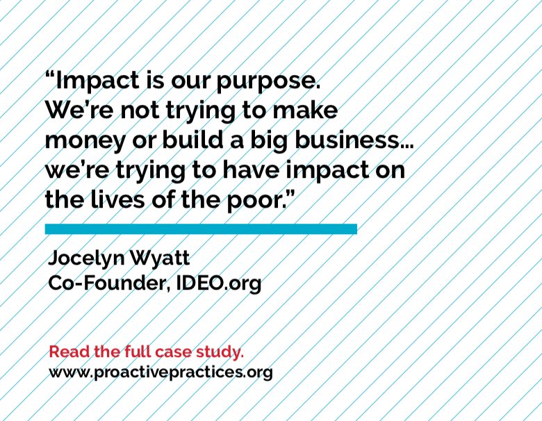 New case studies on public interest design firms - this week <a href="/IDEOorg/">IDEO.org</a> -- learn about how <a href="/ideo/">IDEO</a> spun-off a nonprofit design firm! proactivepractices.org/case-studies/i… #publicinterestdesign