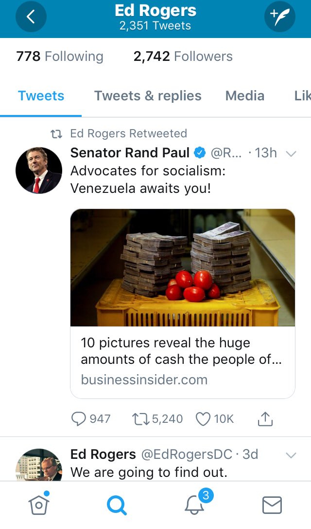 It’s also amusing that  @EdRogersDC retweeted it, given where his money comes from (HINT: Ed reps a whole bunch of other countries that steal from their people-like Azerbaijan!)