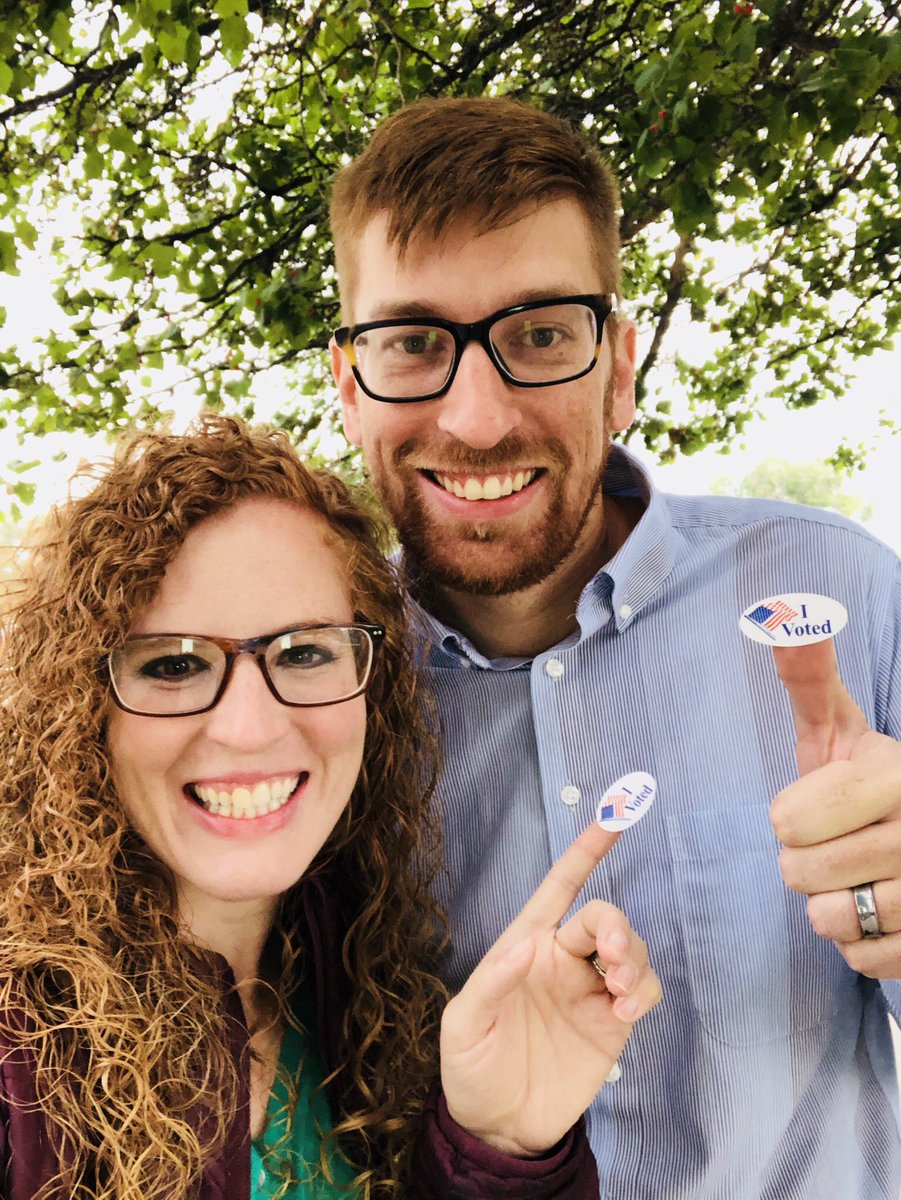 Wyoming vote today!  An honor and a privilege to cast a ballot - thanks to all the candidates that have stepped out to run! #thisisdemocracy #wyovote