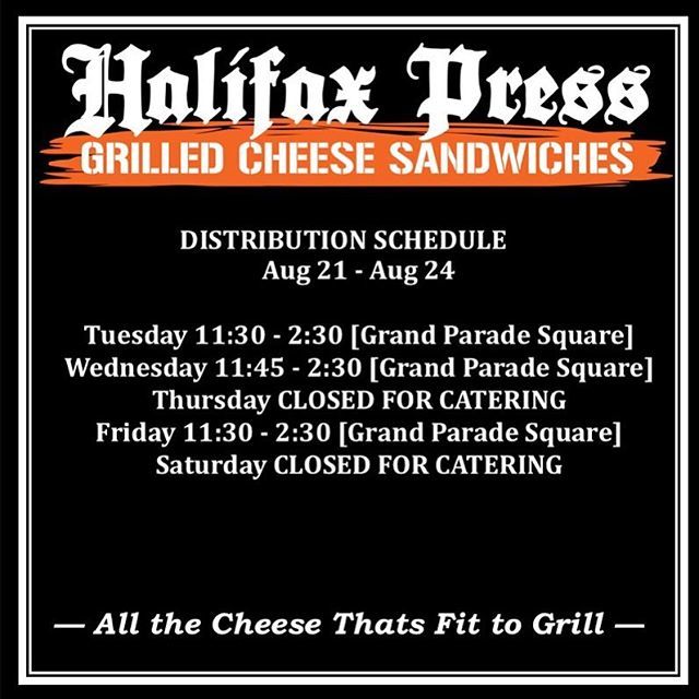 You’re gonna have to plan if you want a grilled cheese this week 😬 Back in full force next week! ift.tt/2N6U45R