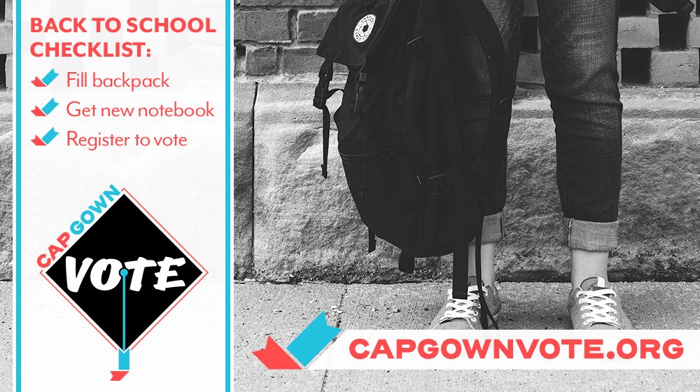 There are 46 million eligible voters between the ages of 18 and 29. That’s 46 million eligible voters who could help create change at the ballot box. Let’s get them registered and voting. #NationalVoterRegistrationDay