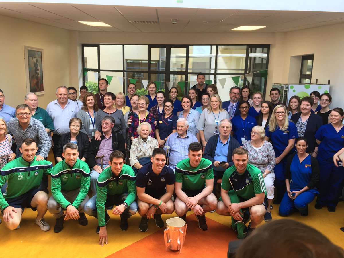 LimerickCLG's tweet photo. Some of our panel popped into University Hospital Limerick earlier to visit patients in the Children’s Ark and the Oncology unit. #realheros https://t.co/tKxAFT0a9h