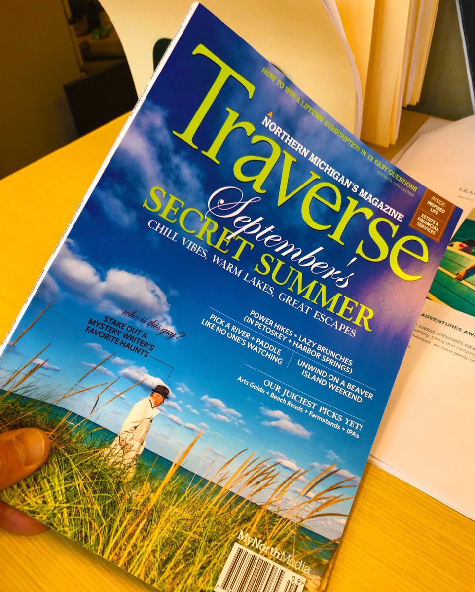 Our September issue arrived just in the nick of time!

Celebrate #SecretSummer tonight at @Ethanol_ogy - a craft distillery we absolutely love in nearby Elk Rapids.

Free, from 6:00 - 8:00 PM 

bit.ly/2Oe1J2o