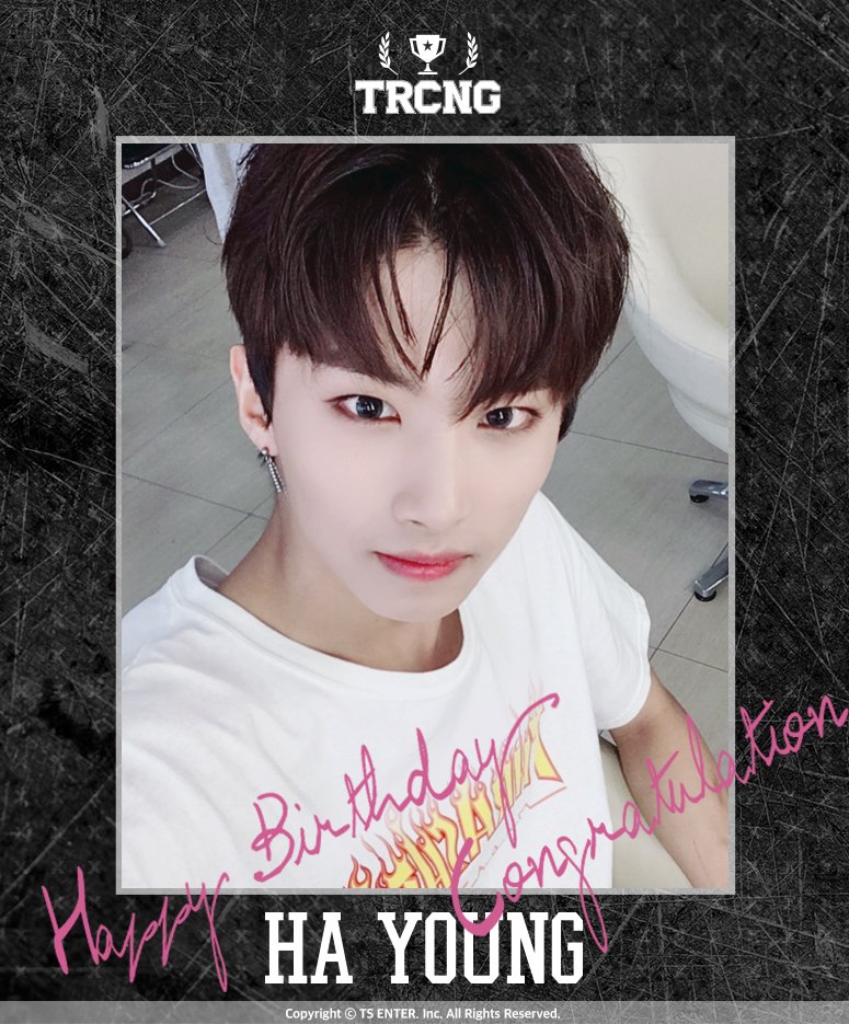 TRCNG_official's tweet photo. [#TRCNG] 180822 #티알씨엔지 #하영 군의 생일을 진심으로 축하합니다.
#HAYOUNG #HAPPYHAYOUNGDAY https://t.co/OUhjofnsjy