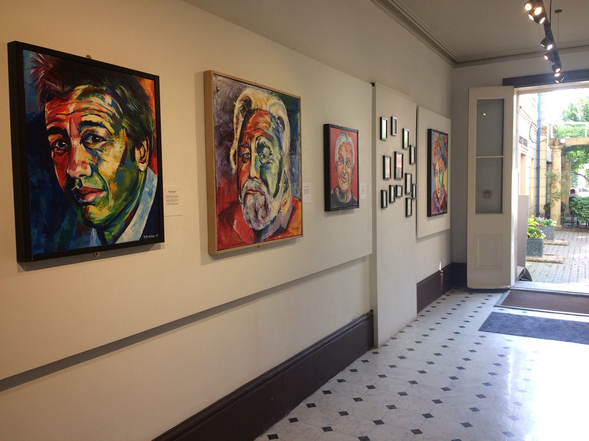 99percenttrue's tweet photo. Great to see all the wonderful art of @Shirl_The_Wirl on display @loveheritage #linkgallery #jerseyicons https://t.co/56EwP37mCW